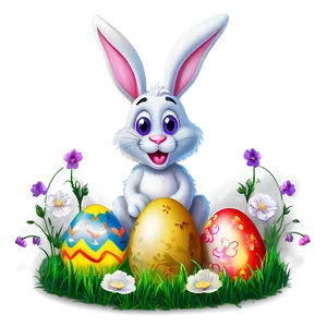 Happy Easter Greeting Card Png Lnn PNG image