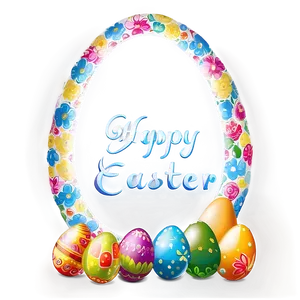 Happy Easter Text PNG 85