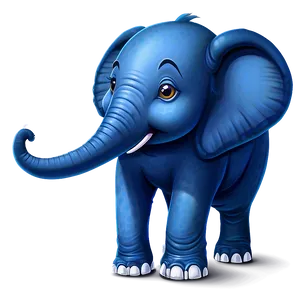 Happy Elephant Cartoon Png Hek33 PNG image