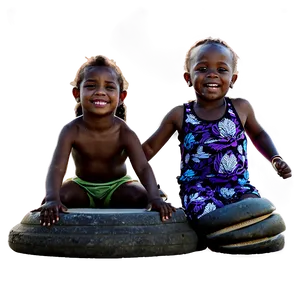 Happy Faces Kids Playing PNG 06132024 PNG