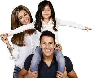 Happy Family Portrait Smiling PNG image