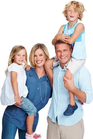 Happy Family Portrait Smiling PNG image