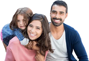 Happy Family Smiling Together.png PNG image