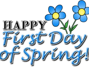Happy First Dayof Spring Greeting