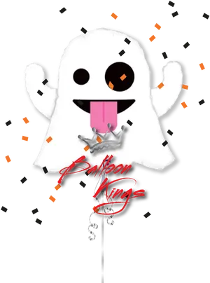 Happy Ghost Balloon PNG image