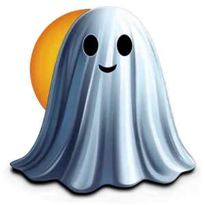 Happy Ghost Illustration PNG 05062024