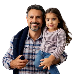 Happy Girl Dad Png 95 PNG image