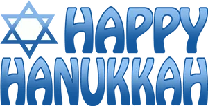 Happy Hanukkah Greeting Graphic PNG image