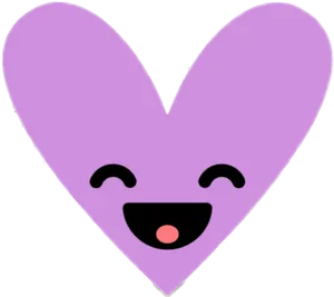 Happy Heart Cartoon Face