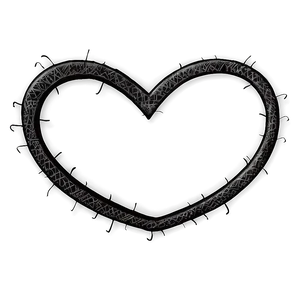 Happy Heart Doodle PNG Una36 PNG