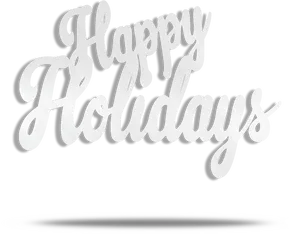 Happy Holidays Calligraphy