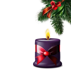 Happy Holidays Candle Light PNG Vfa PNG