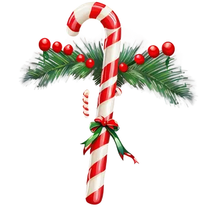 Happy Holidays Candy Cane Png 05232024 PNG image