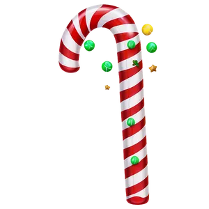 Happy Holidays Candy Cane PNG Jag