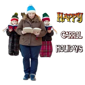 Happy Holidays Carol Singers PNG Umu37 PNG