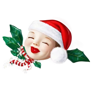 Happy Holidays Mistletoe Kiss PNG Uyt PNG