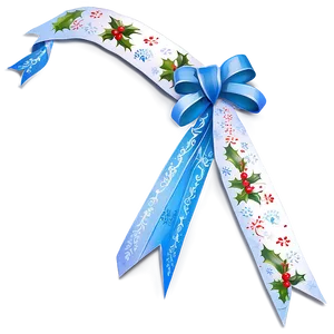 Happy Holidays Ribbon Bow Png 05232024 PNG image