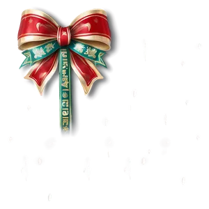Happy Holidays Ribbon Bow PNG 86 PNG
