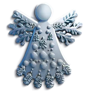 Happy Holidays Snow Angel PNG 05232024 PNG