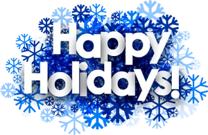 Happy Holidays Snowflake Greeting