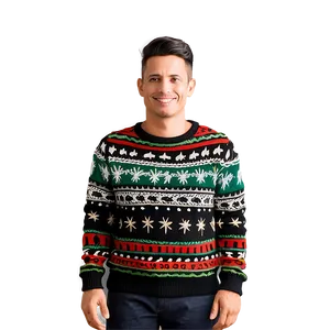 Happy Holidays Winter Sweater PNG 60 PNG