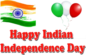 Happy Indian Independence Day Celebration PNG image