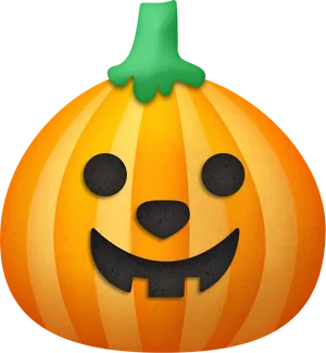 Happy Jack O Lantern Emoji PNG image