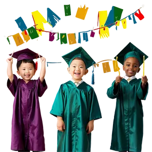 Happy Kindergarten Graduates Smiling Png 30 PNG image