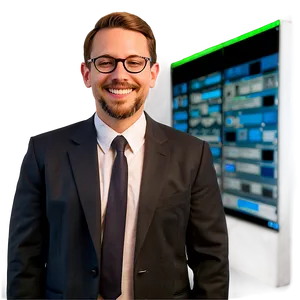 Happy Man In Office PNG Bkk17 PNG
