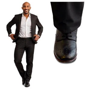 Happy Man In Suit PNG 64