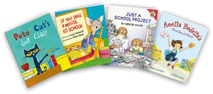 Happy Meal Books Collection PNG