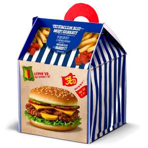 Happy Meal Box For Vegetarians PNG Ocp