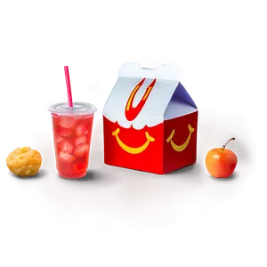 Happy Meal Box With Drink PNG Trj27 PNG