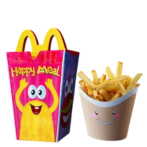 Happy Meal Box With Fries PNG 06212024