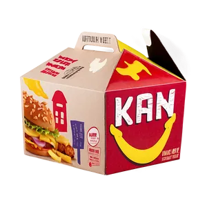 Happy Meal Box With Wraps PNG Jwq