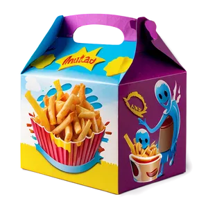 Happy Meal Box With Wraps PNG Ssv21 PNG