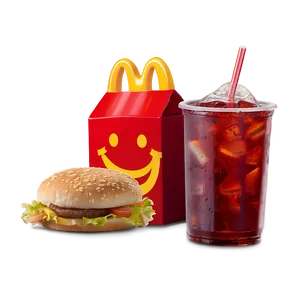 Happy Meal With Drink PNG 05252024