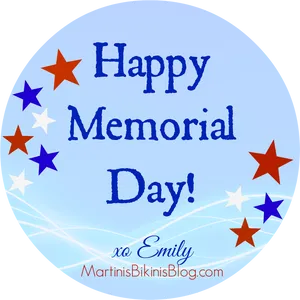 Happy Memorial Day Greeting PNG image