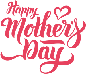 Happy Mothers Day Cursive Text PNG image