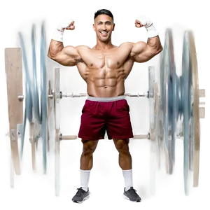 Happy Muscle Man Png Mcg92 PNG image