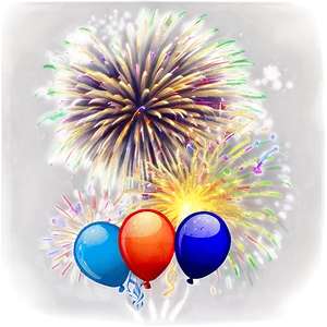 Happy New Year Firework Show Png Fju39 PNG image