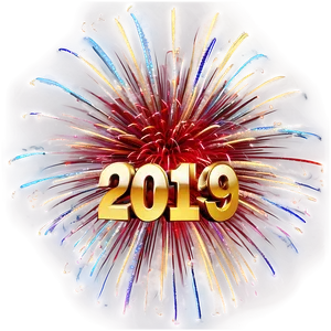 Happy New Year Fireworks Png Hyd PNG image