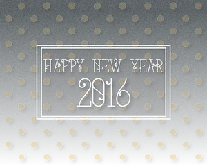 Happy New Year2016 Greeting PNG image