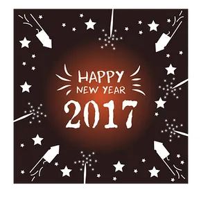 Happy New Year2017 Celebration PNG image