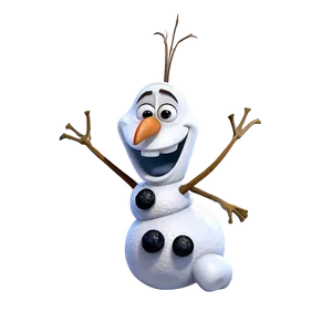 Happy Olaf Cartoon Png Quw PNG image