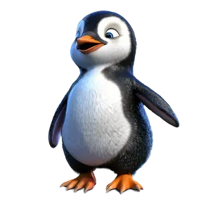 Happy Penguin PNG 05062024