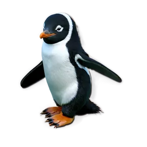 Happy Penguin PNG Woc73
