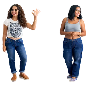 Happy Person Casual PNG Xdr