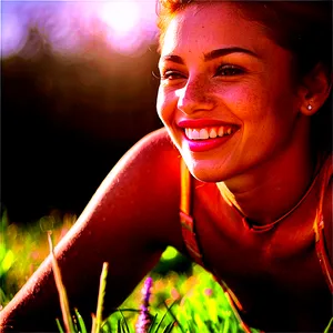 Happy Person In Sunlight PNG 06122024 PNG