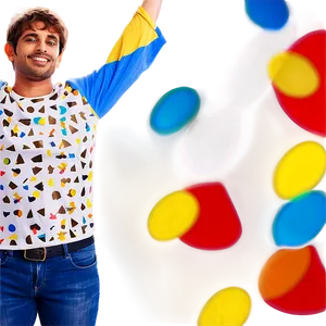 Happy Person With Confetti PNG 10 PNG